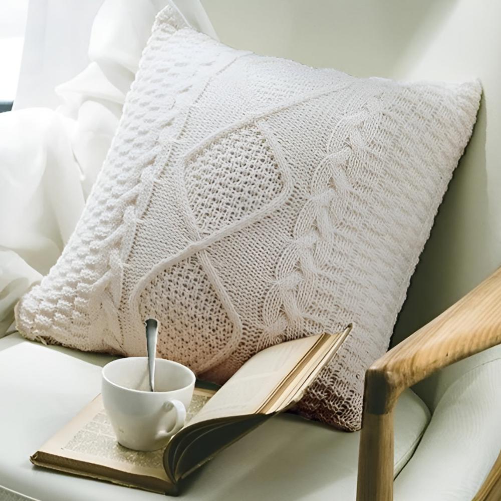 Braided Knit Cushion Covers