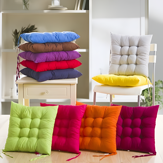 Bold Tufted Velvet Chair Cushions