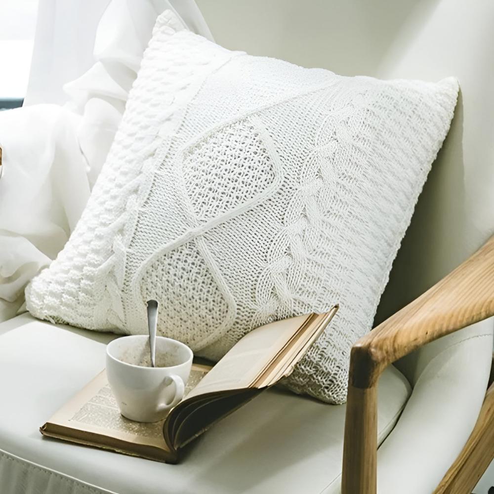 Braided Knit Cushion Covers