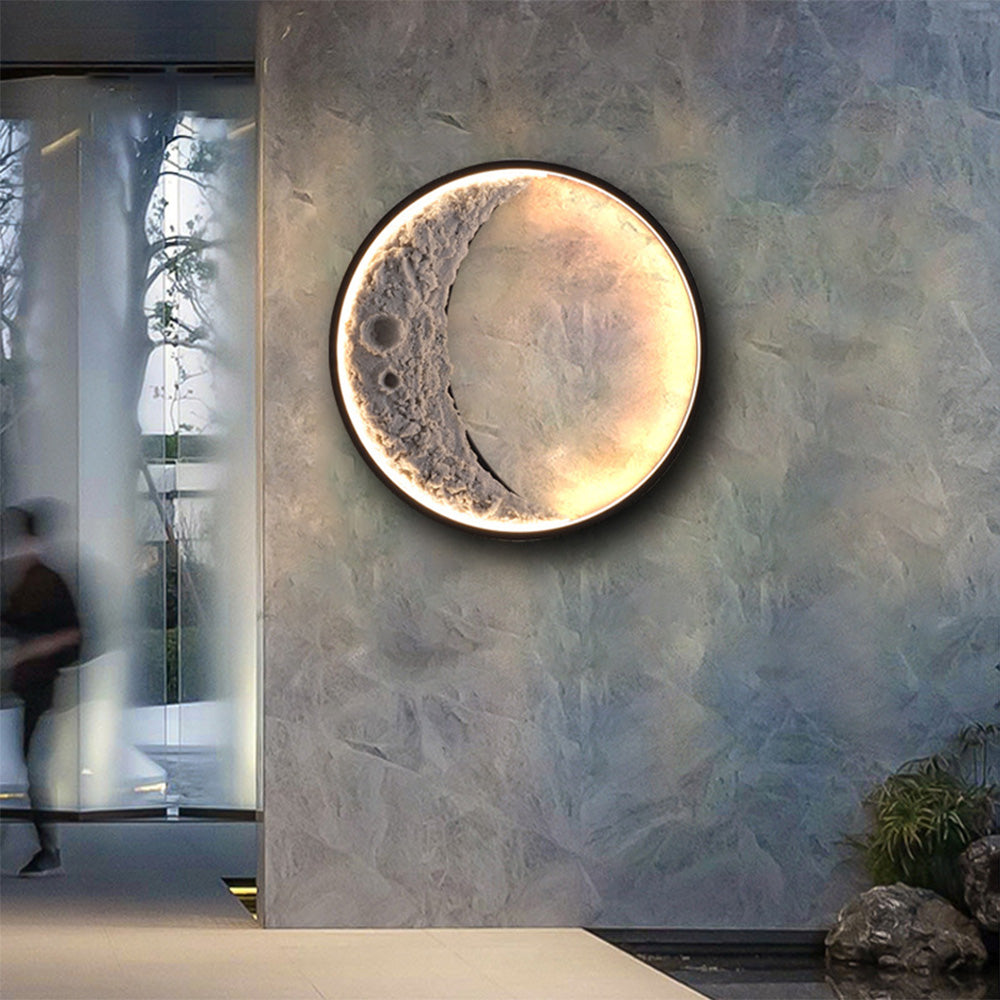 3D Moon Wall Light | Lunar-Inspired Ambient Lighting