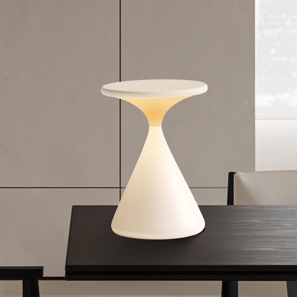 LumaSphere - Cordless Hourglass Table Lamp