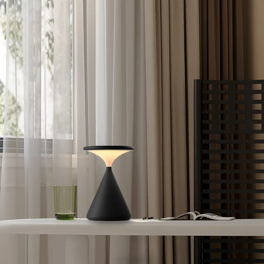 LumaSphere - Cordless Hourglass Table Lamp