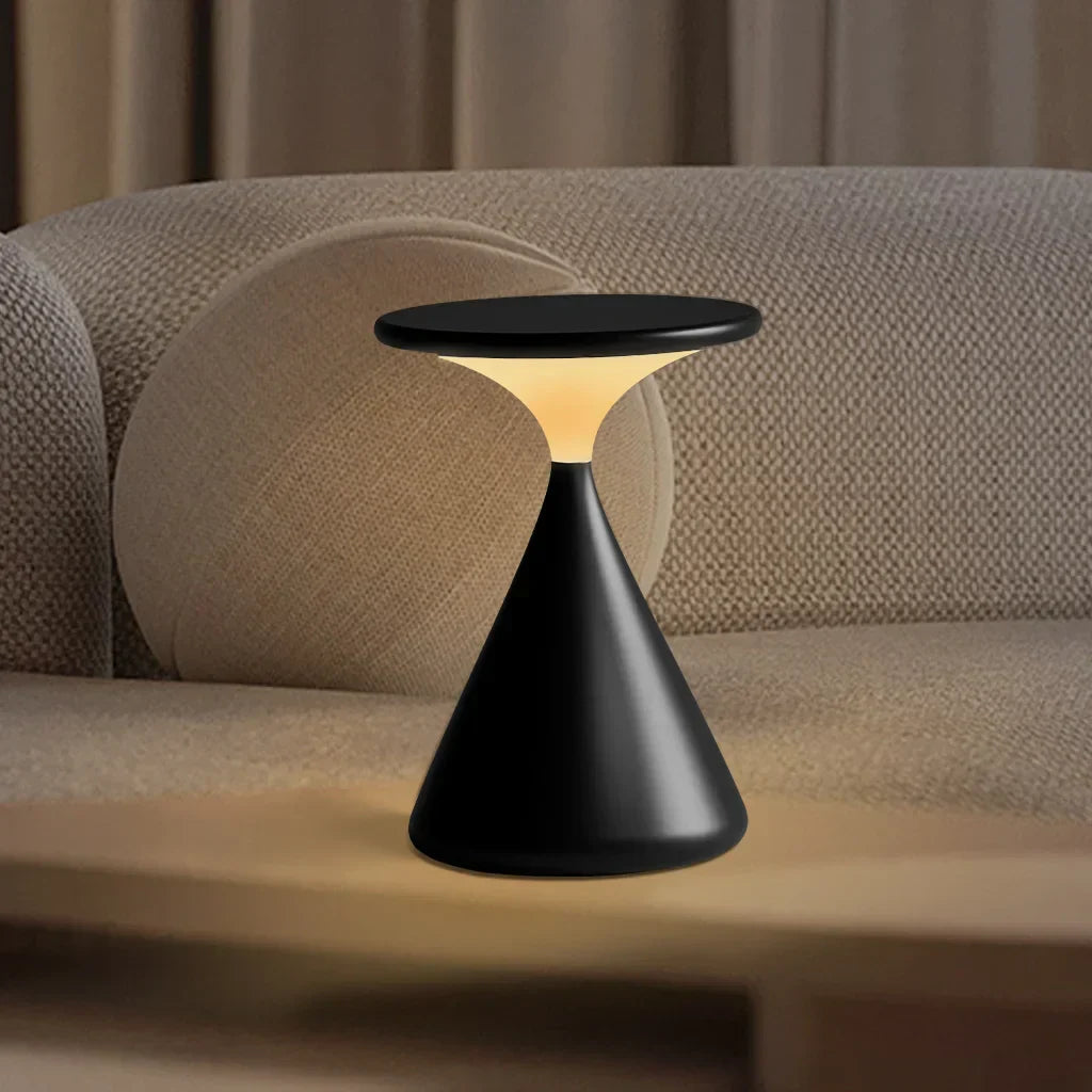 LumaSphere - Cordless Hourglass Table Lamp