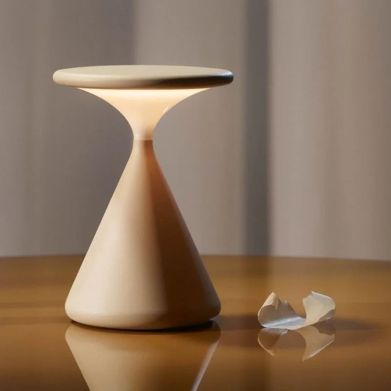 LumaSphere - Cordless Hourglass Table Lamp