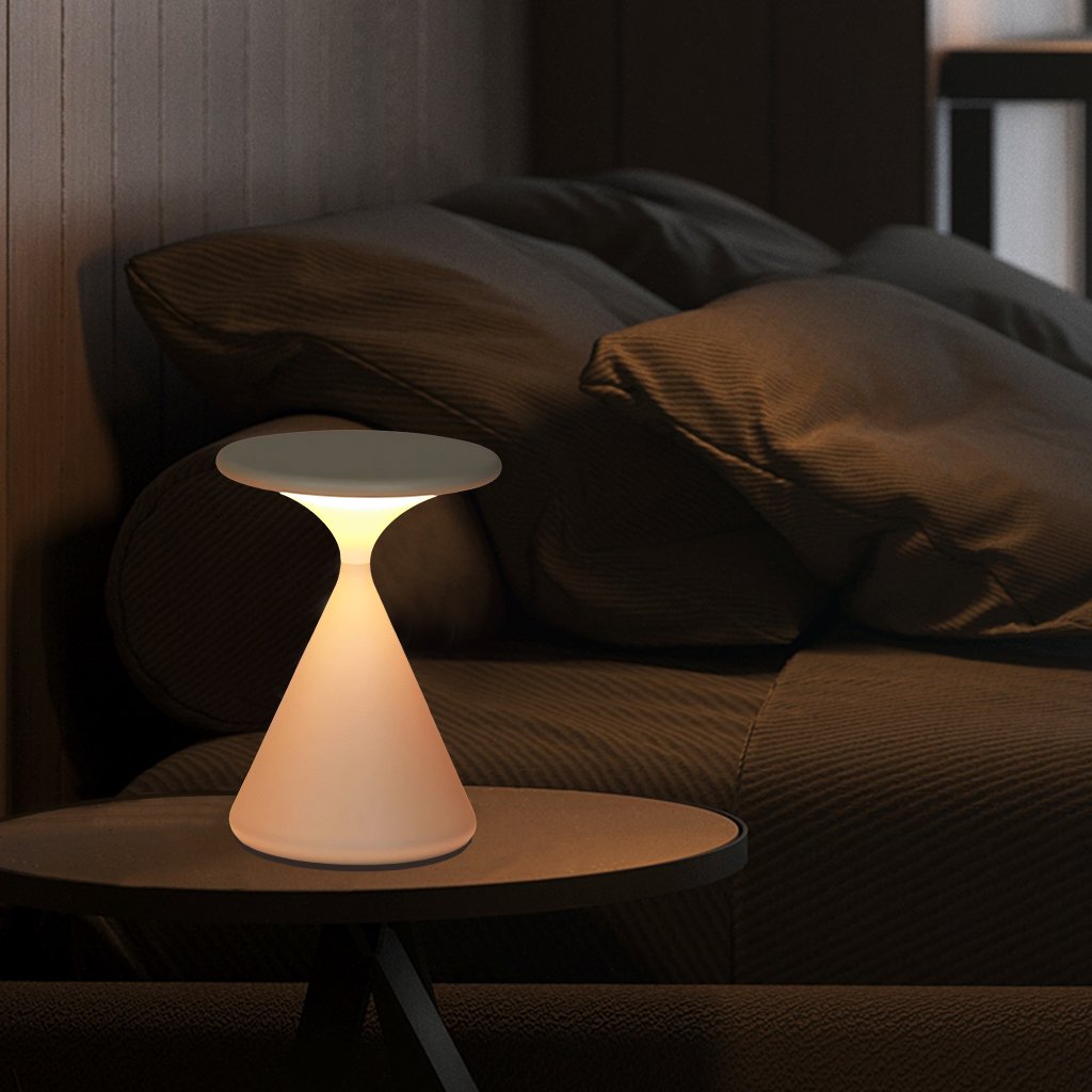 LumaSphere - Cordless Hourglass Table Lamp