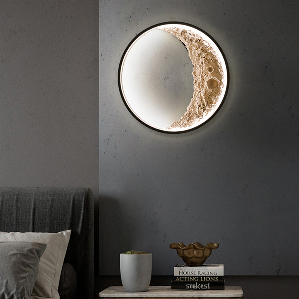 3D Moon Wall Light | Lunar-Inspired Ambient Lighting